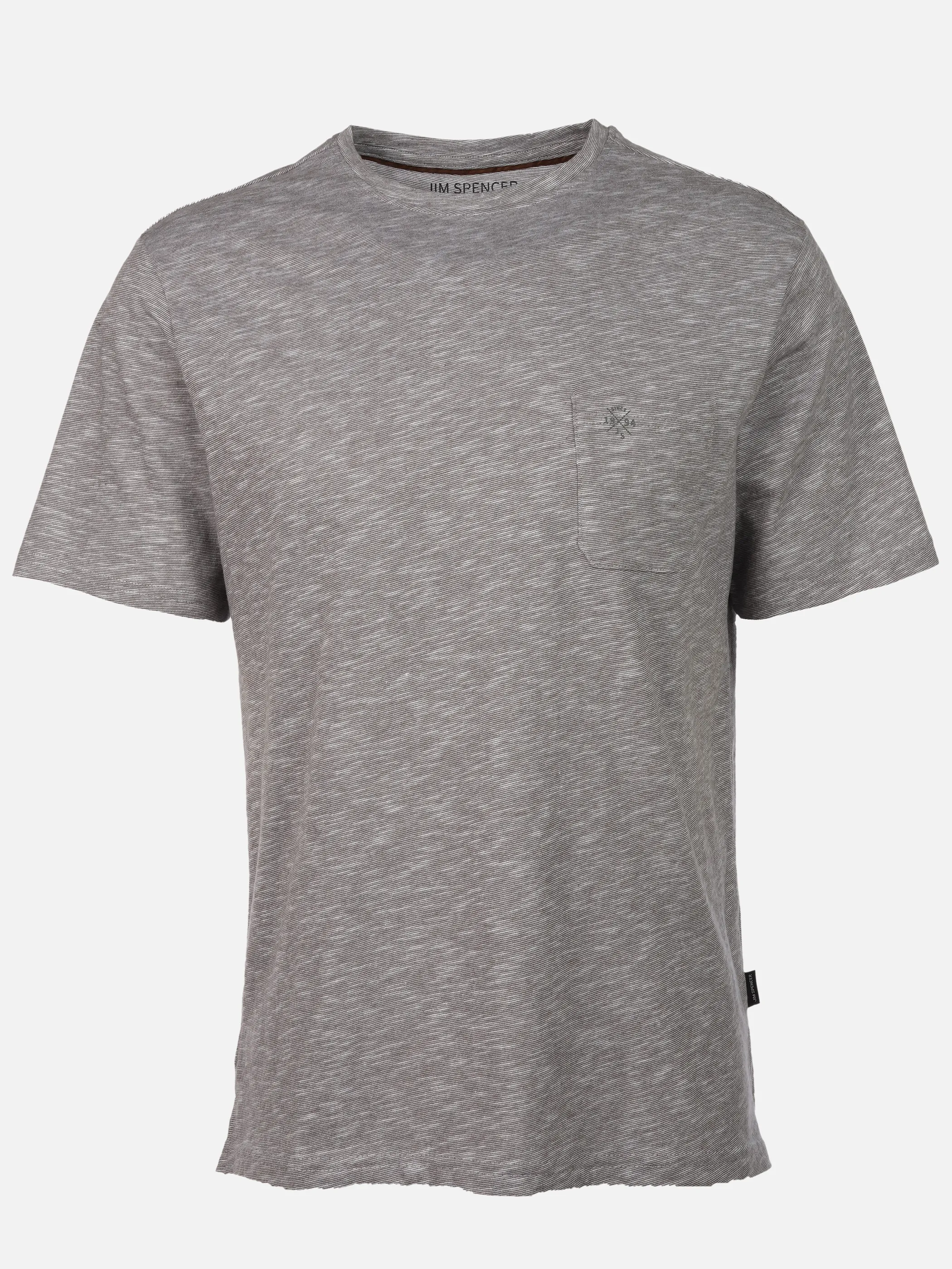 Jim Spencer He. T-Shirt 1/2 Arm grindle Blau 922527 LIGHT BLUE 1